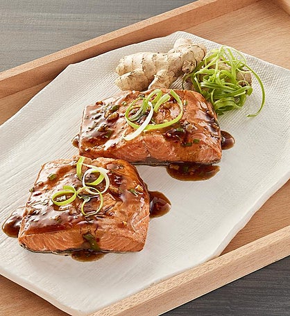 Ginger Scallion Alaskan Sockeye Salmon