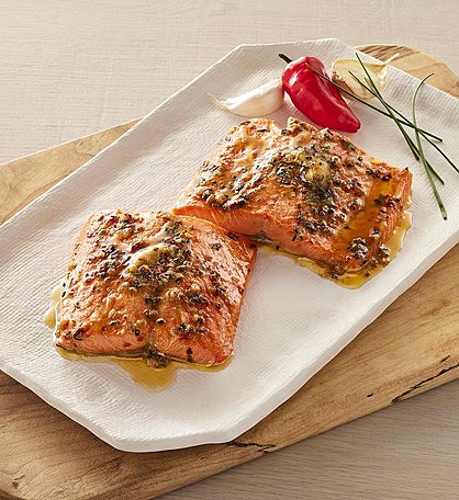 Alaskan Sockeye Salmon with Bulgogi Butter - Entrée for 2