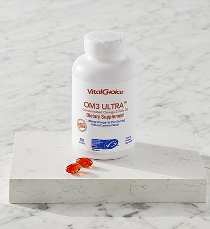 MSC Wild Alaskan Sockeye Salmon Oil and Vitamin D3 Dietary Supplement