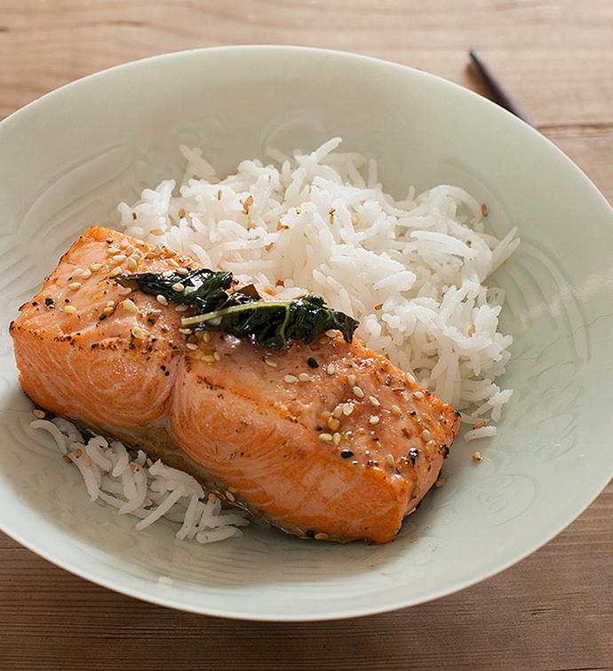 Wild Pacific King Salmon skin on portions