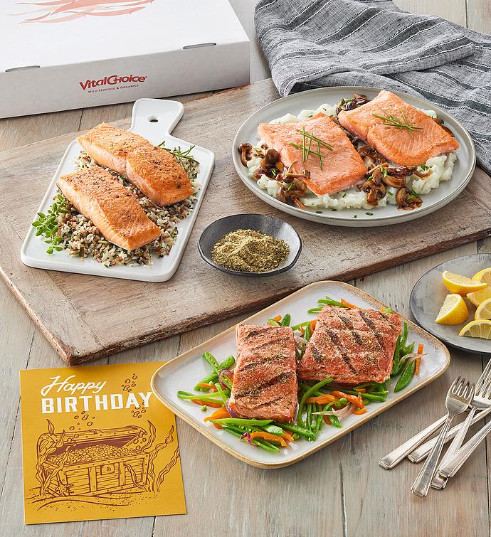 Wild Salmon Sampler   Birthday Gift