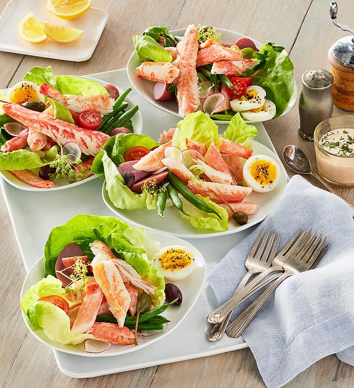 Wild Alaskan Snow Tanner Crab Leg Meat cooked & shucked
