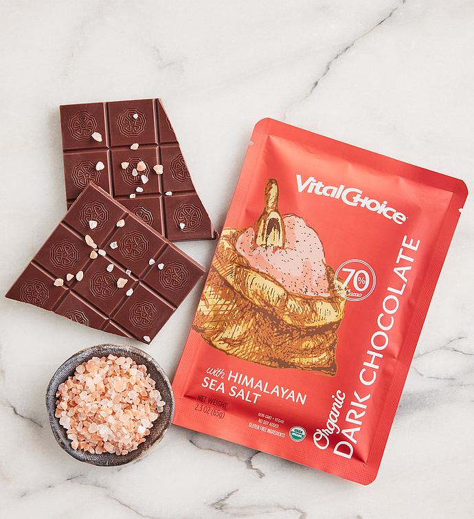 Organic Dark Chocolate with Himalayan Sea Salt Pack