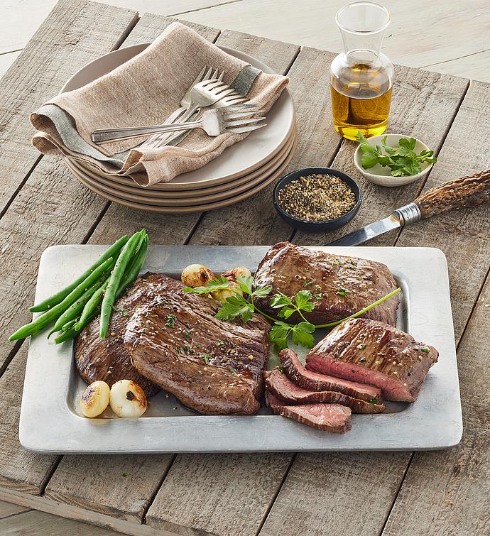 Grass-Fed Beef Flank Steak - Four 8-Ounce | Vital Choice