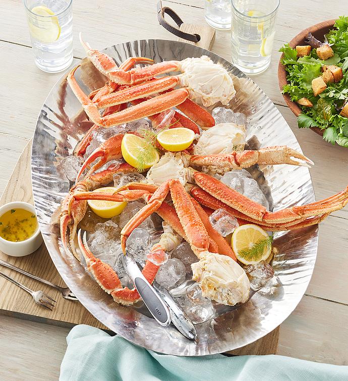 Wild Alaskan Snow (Tanner) Crab Sections - cooked, cleaned &amp; split