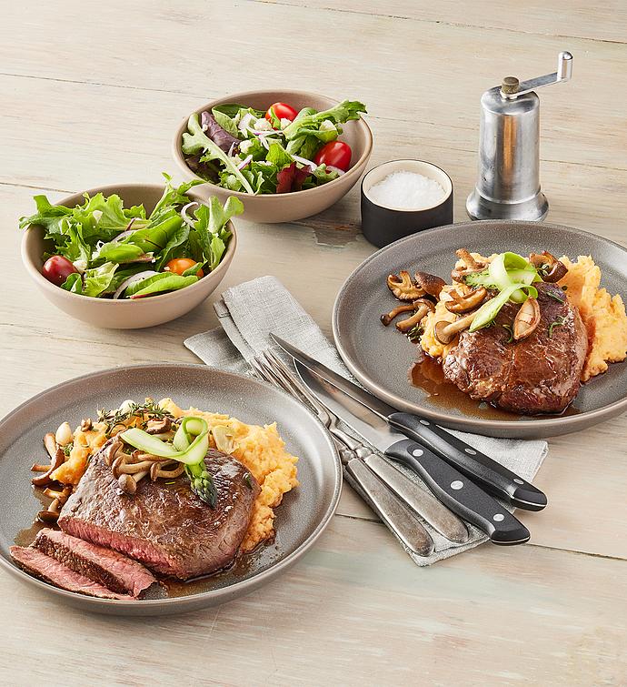 Bison Sirloin Steaks   Two 8 Ounce