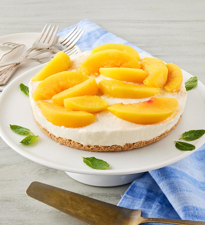 Whipped Peach Cheesecake