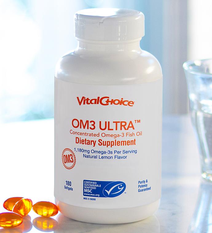 MSC OM3 Ultra™ Concentrated Omega 3 Fish Oil Dietary Supplement