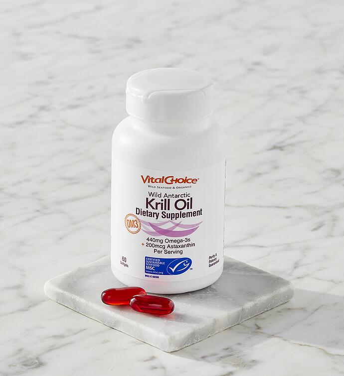 MSC Wild Antarctic Krill Oil Dietary Supplement 