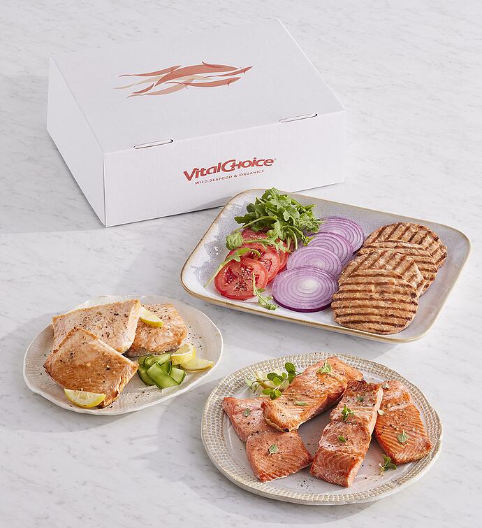 Wild Salmon Variety Box with Burgers 