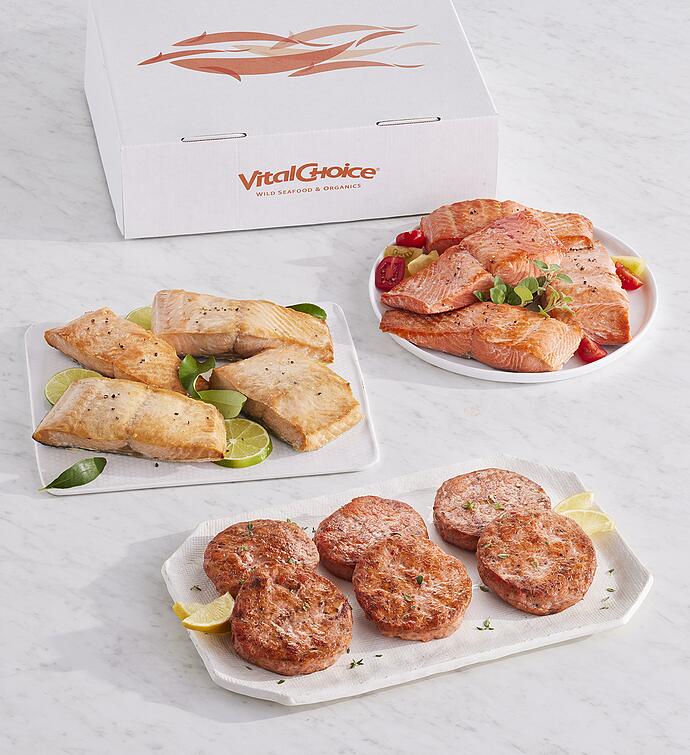 Wild Salmon Variety Box with Sausage