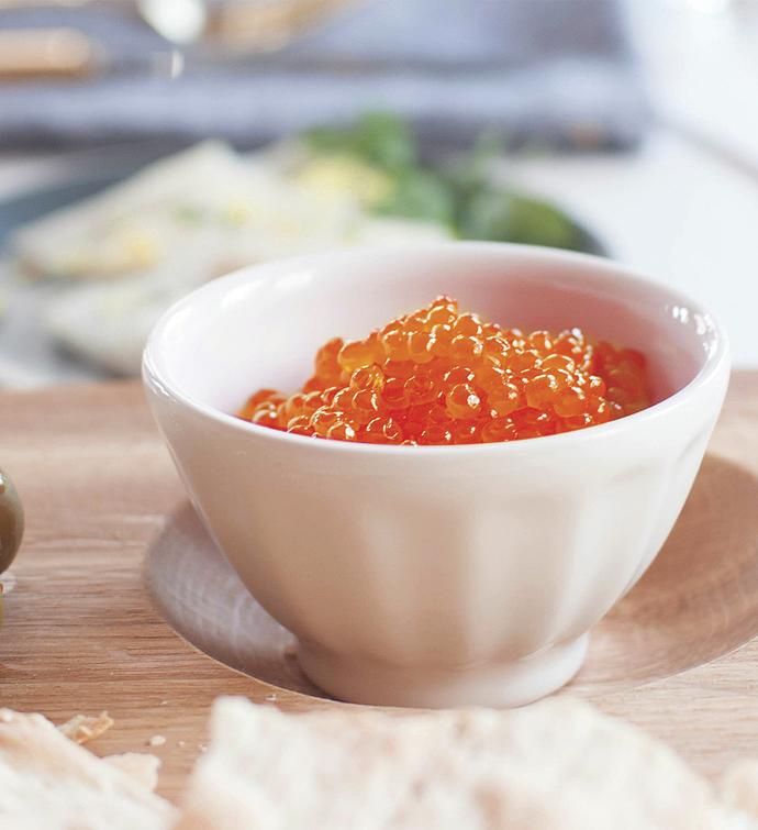 MSC Wild Alaskan Keta Salmon Roe Ikura   2 lb 3 oz tray