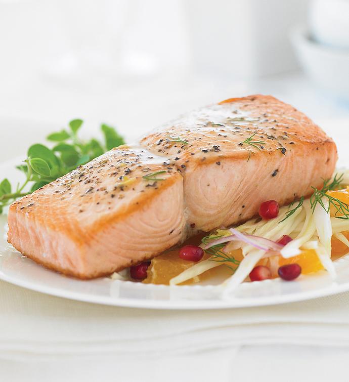 MSC Wild Alaskan Coho Silver Salmon skin on, boneless, oz portions