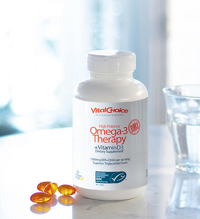 MSC High Potency Omega 3 Therapy + Vitamin D3
